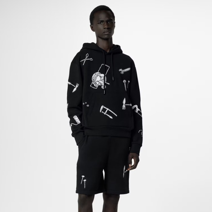 Autumn Winter France Paris Tool Embroidery Men' Hoodies Luxury Fashion High Street Pullover Sweatshirt 2023 Women Long Sleeve Fleece Cotton Hooded, Black
Autumn Winter France Paris Tool Embroidery Men' Hoodies Luxury Fashion High Street Pullover Sweatshirt 2023 Women Long Sleeve Fleece Cotton Hooded, Black