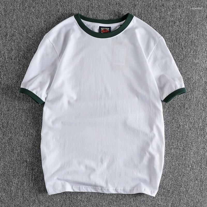 Men's T Shirts Summer Contrast Thread Cotton Short Sleeve Men's T-shirt Comfortable Round Neck Basic Simple Youth Half Tee 166, Iron grey
Men's T Shirts Summer Contrast Thread Cotton Short Sleeve Men's T-shirt Comfortable Round Neck Basic Simple Youth Half Tee 166, Iron grey