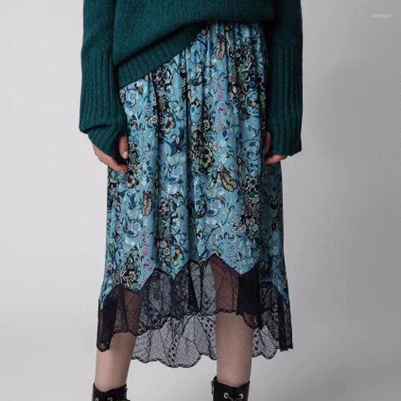 Skirts 2023 Summer Floral Print Lace Short Front Back Long Elastic Waist Skirt
Skirts 2023 Summer Floral Print Lace Short Front Back Long Elastic Waist Skirt