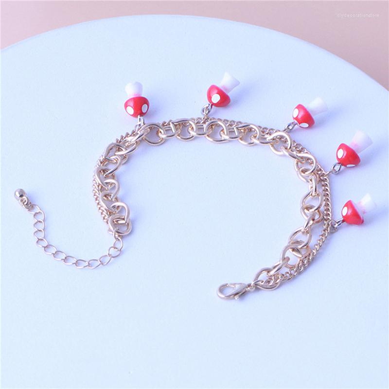 Charm Bracelets Bohemian Bracelet Ladies Colorful Rice Beads Mushroom Double Fashion Joker Temperament Has Personality
Charm Bracelets Bohemian Bracelet Ladies Colorful Rice Beads Mushroom Double Fashion Joker Temperament Has Personality