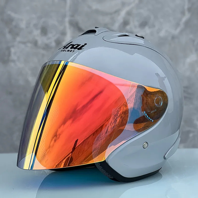 Cycling Helmets Open Face Motorcycle helmet 34 Ram4 GREY Riding Motocross Racing Motobike Helmet Casco De Motocicleta 231113