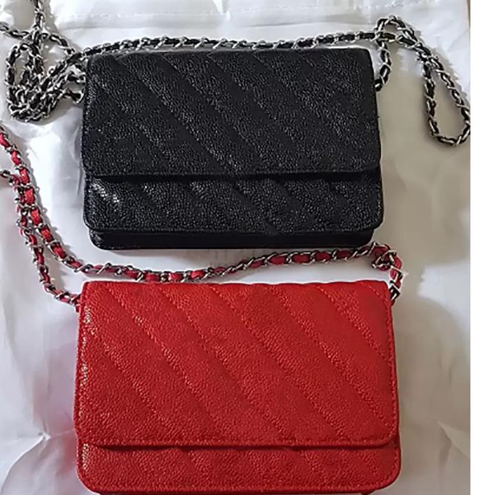 High quality women woc crossbody bag genuine leather quilted cowhide lambskin flap shoulder bags gold silver hardware wallet on chain 20cm mini purse with dust bag, White
High quality women woc crossbody bag genuine leather quilted cowhide lambskin flap shoulder bags gold silver hardware wallet on chain 20cm mini purse with dust bag, White
