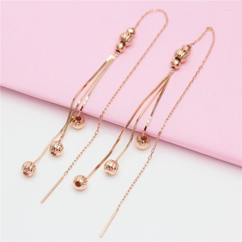Dangle Earrings 585 Purple Gold Plated 14K Rose Tassel Round Bead Drop For Women Fashion Ethnic Style Party Wedding Jewelry Gift
Dangle Earrings 585 Purple Gold Plated 14K Rose Tassel Round Bead Drop For Women Fashion Ethnic Style Party Wedding Jewelry Gift