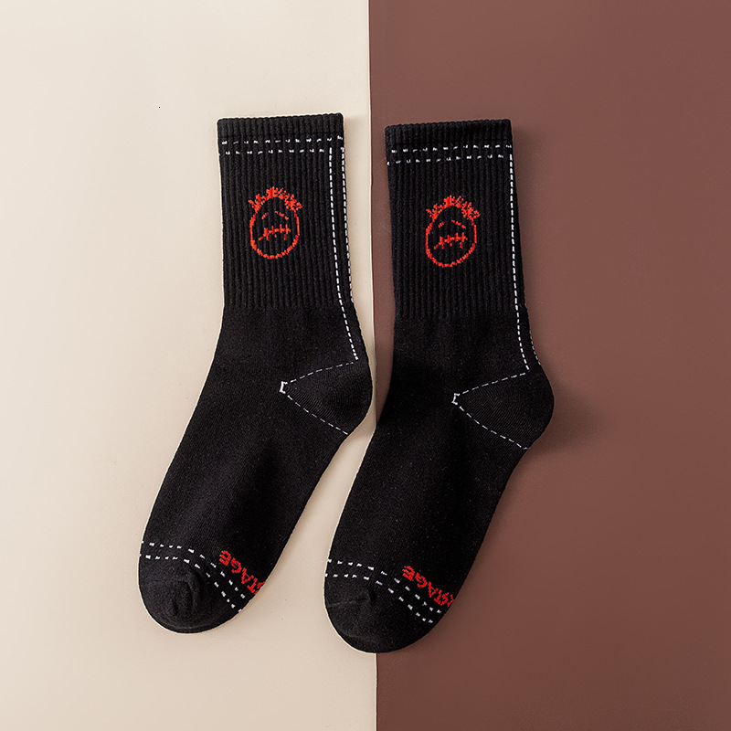Sports Socks Cactus Jack Men sport sock cotton Streetwear Street Style Hip Hop Skate Compression For Women 230413