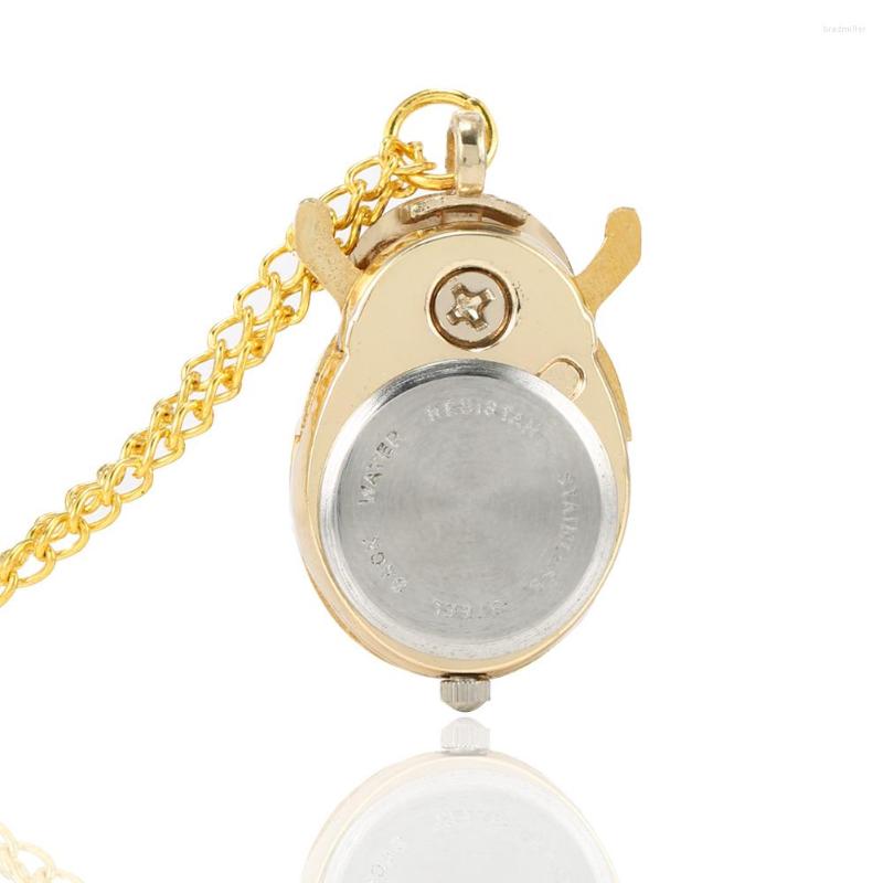 Pocket Watches Ly Retro Gold Cute Beetle Quartz Watch Mechanical Pendant Necklace Chain Clock Gifts, As shown
Pocket Watches Ly Retro Gold Cute Beetle Quartz Watch Mechanical Pendant Necklace Chain Clock Gifts, As shown