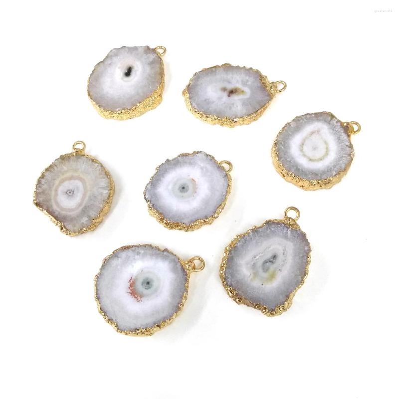 Pendant Necklaces Natural Stone Slice Agates Pendants Necklace Suspension For Jewelry Making DIY Accessorie Size 24x29mm
Pendant Necklaces Natural Stone Slice Agates Pendants Necklace Suspension For Jewelry Making DIY Accessorie Size 24x29mm