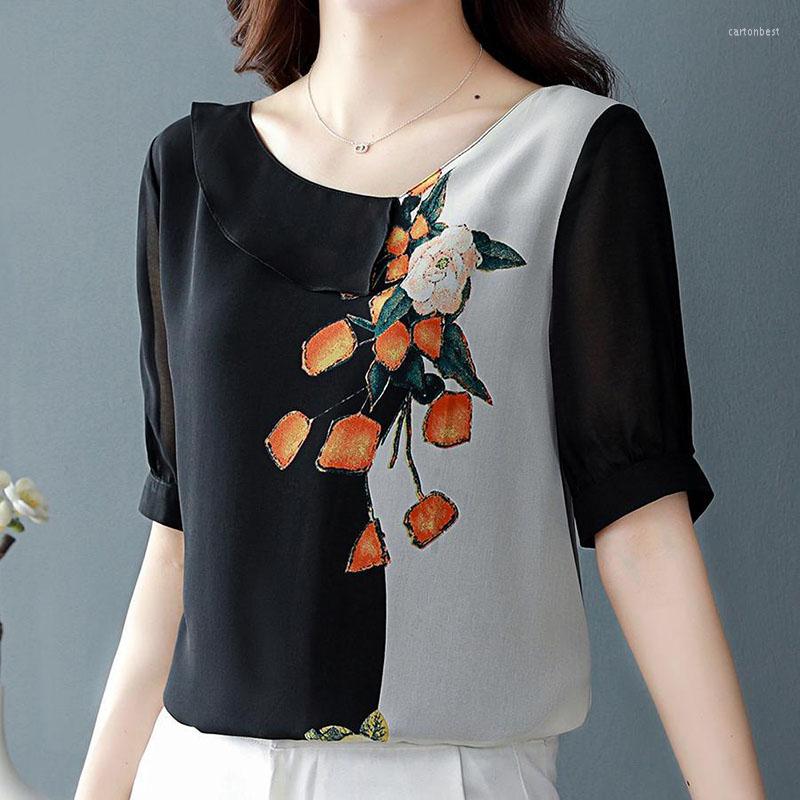 Women's Blouses Vintage Printed Spliced Irregular Floral Blouse Women's Clothing 2023 Summer Oversized Casual Pullovers Asymmetrical, Black
Women's Blouses Vintage Printed Spliced Irregular Floral Blouse Women's Clothing 2023 Summer Oversized Casual Pullovers Asymmetrical, Black