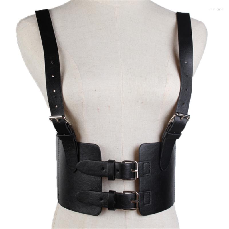 Belts 2023 Fashion Women's PU Leather Vest Personality Street Tops Hollow Out Party Casual Holiday Slimming Sling Push Up Cummerbunds, Black
Belts 2023 Fashion Women's PU Leather Vest Personality Street Tops Hollow Out Party Casual Holiday Slimming Sling Push Up Cummerbunds, Black