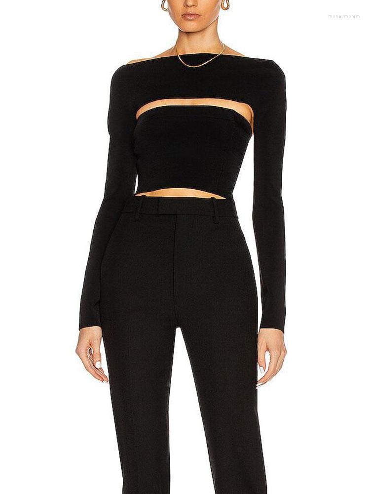 Women's T Shirts UKCNSEP Women Hollow Out Bodycon Short Bandage Tops Sexy Off Shoulder Long Sleeve Club Celebrity Party Casual Crop, Black
Women's T Shirts UKCNSEP Women Hollow Out Bodycon Short Bandage Tops Sexy Off Shoulder Long Sleeve Club Celebrity Party Casual Crop, Black