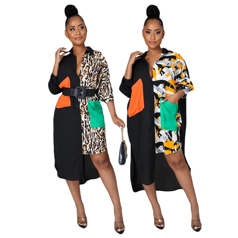 Ethnic Clothing Casual Dresses Women Long Sleeve Shirt Dress African Printed Irregular Elegant Laides Loose Party Maxi Vestido
Ethnic Clothing Casual Dresses Women Long Sleeve Shirt Dress African Printed Irregular Elegant Laides Loose Party Maxi Vestido