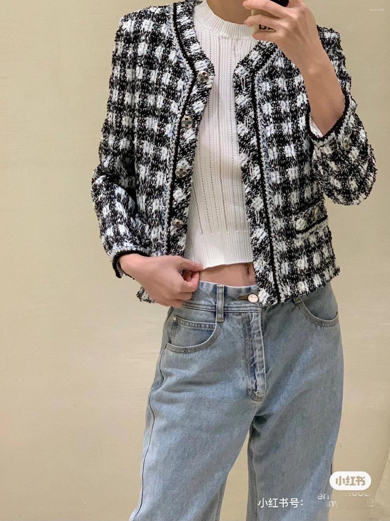 Women' Jackets 2023SS Spring Autumn Luxury Women Fashion Plaid Tweed Coat Female Chic Overcoat For Lady Gdnz 3.28, Black
Women' Jackets 2023SS Spring Autumn Luxury Women Fashion Plaid Tweed Coat Female Chic Overcoat For Lady Gdnz 3.28, Black
