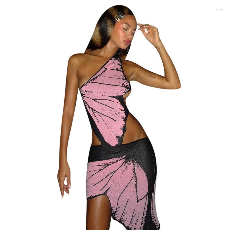 Casual Dresses Butterfly Print Cut Out Dress One Shoulder Backless Sleeveless Mini Women Sexy Party Club Fashion Outfits Paty Prom, Pink
Casual Dresses Butterfly Print Cut Out Dress One Shoulder Backless Sleeveless Mini Women Sexy Party Club Fashion Outfits Paty Prom, Pink