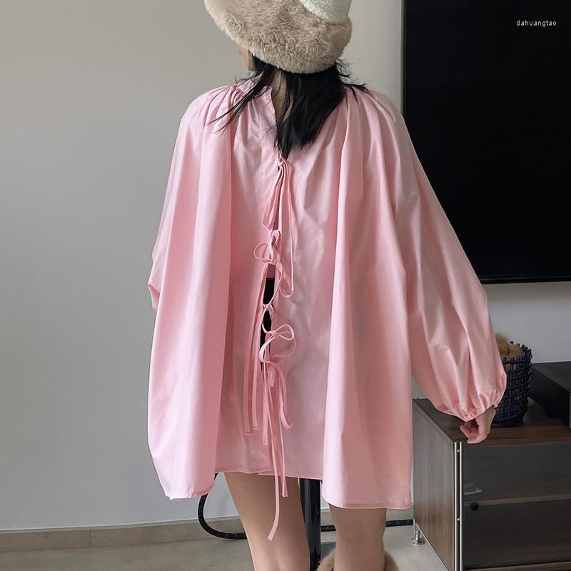 Women's Blouses Johnature Cotton Women Long Shirts 2023 Spring Summer Korean Lantern Sleeve Hollow Out Tie All Match Female, Pink
Women's Blouses Johnature Cotton Women Long Shirts 2023 Spring Summer Korean Lantern Sleeve Hollow Out Tie All Match Female, Pink