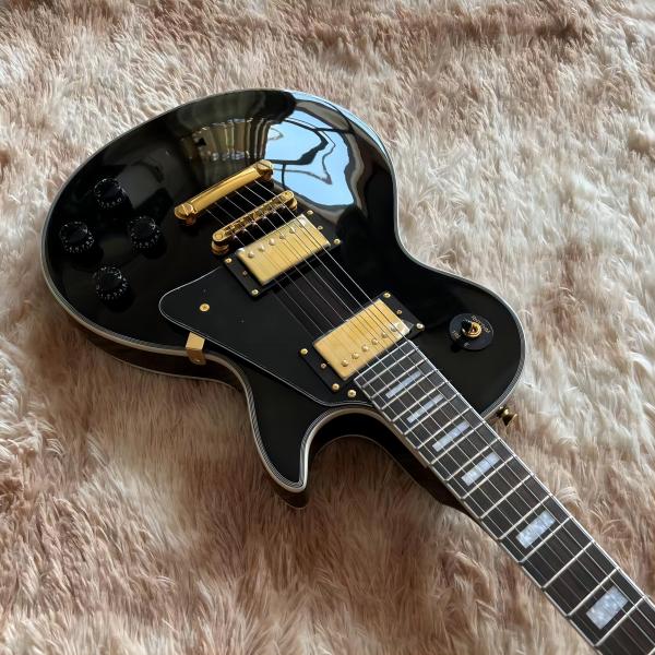 1960s black Lp custom electric guitar gold hardware classical version factory direct
1960s black Lp custom electric guitar gold hardware classical version factory direct