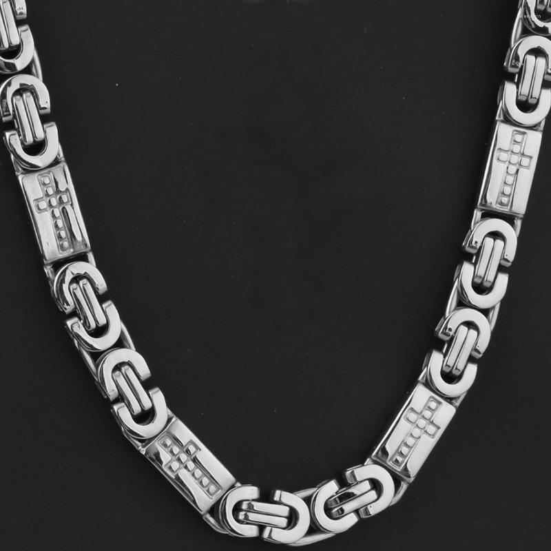 Chains 6/8/11MM Jewelry Silver Color Cross Handmade Byzantine Link Chain Mens Womens Necklace Or Bracelet Trendy 7-40inch
Chains 6/8/11MM Jewelry Silver Color Cross Handmade Byzantine Link Chain Mens Womens Necklace Or Bracelet Trendy 7-40inch