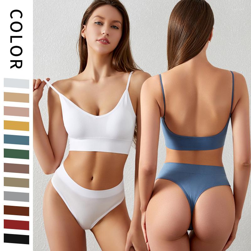 Bras Sets Bra Women Without Steel Ring Push Up Sexy Back Bottoming Underwear Set Thin Section Triangle Cup Comfortable Sports Tank Top, Silver gray
Bras Sets Bra Women Without Steel Ring Push Up Sexy Back Bottoming Underwear Set Thin Section Triangle Cup Comfortable Sports Tank Top, Silver gray