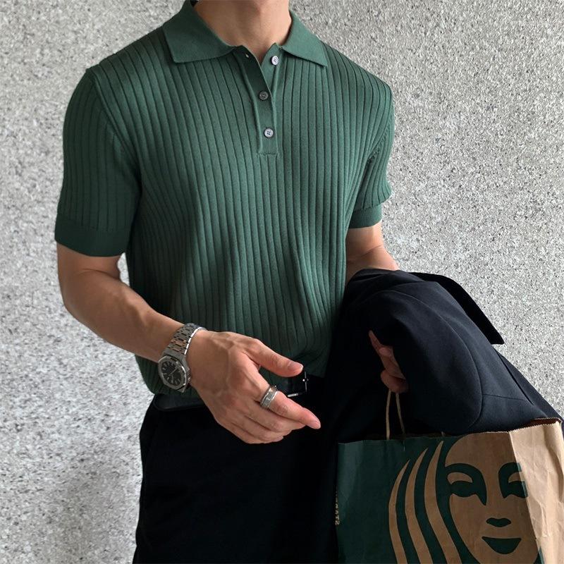 Men's T Shirts Men Clothing 2023 Lapel T-shirt Short Sleeve Men's Tide Brand Loose Casual Summer Thin Solid Color Sweater Base, Black
Men's T Shirts Men Clothing 2023 Lapel T-shirt Short Sleeve Men's Tide Brand Loose Casual Summer Thin Solid Color Sweater Base, Black