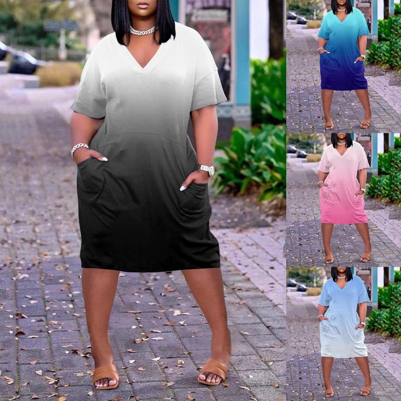 Casual Dresses For Women V Neck Comfortable Short Sleeve Knee Printed A Line Swing Midi Womens, Blue
Casual Dresses For Women V Neck Comfortable Short Sleeve Knee Printed A Line Swing Midi Womens, Blue