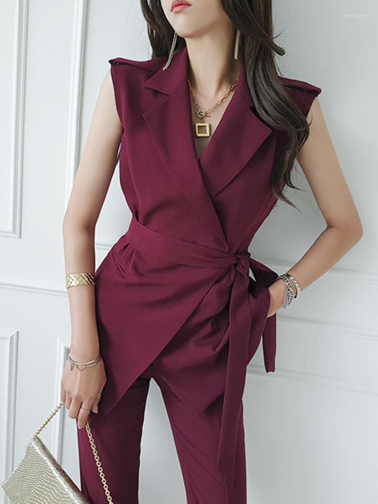 Women' Two Piece Pants E GIRLS Korean Women Set Summer Fashion Slim Lace-Up Sleeveless Top High Waist Pencil OL Business Suits, Picture color
Women' Two Piece Pants E GIRLS Korean Women Set Summer Fashion Slim Lace-Up Sleeveless Top High Waist Pencil OL Business Suits, Picture color