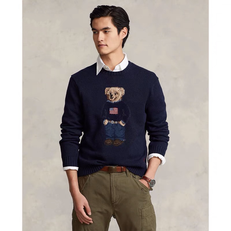 polos T-shirts for men' clothing, small bear pattern weaving, solid color casual knit pullover, Customize
polos T-shirts for men' clothing, small bear pattern weaving, solid color casual knit pullover, Customize