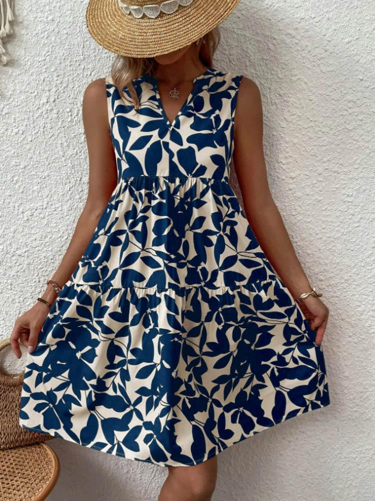 Casual Dresses Loose Flower Print Dress Women Elegant V Neck Sleeveless Bohemia Beach Vacation Sundress For 2023 Summer, Black
Casual Dresses Loose Flower Print Dress Women Elegant V Neck Sleeveless Bohemia Beach Vacation Sundress For 2023 Summer, Black