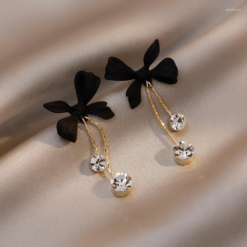 Dangle Earrings 2023 Elegant Sexy Black Bow Metal Tassel Pendant Party Fashion Jewelry Girl's Unusual Accessories For Woman
Dangle Earrings 2023 Elegant Sexy Black Bow Metal Tassel Pendant Party Fashion Jewelry Girl's Unusual Accessories For Woman