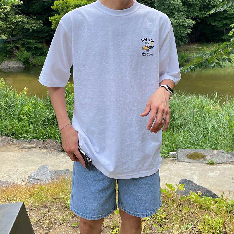 Men's T Shirts SYUHGFA Round Collar Men's T-shirt Cartoon Bear Printing Short Sleeve Top Summer Korean Loose Male Clothing Fashion Tide, White
Men's T Shirts SYUHGFA Round Collar Men's T-shirt Cartoon Bear Printing Short Sleeve Top Summer Korean Loose Male Clothing Fashion Tide, White