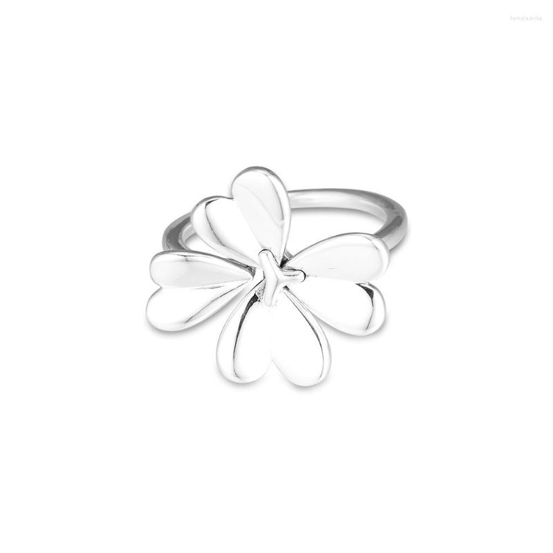 Cluster Rings Spring Garden Moving Clover Ring Sterling Silver Jewelry For Woman Make Up Fashion
Cluster Rings Spring Garden Moving Clover Ring Sterling Silver Jewelry For Woman Make Up Fashion