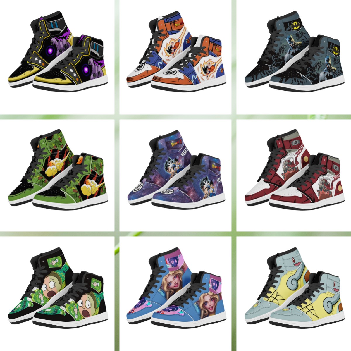 DIY Customized Casual shoes Men Women Basketball Shoes Lace Up Anime Cartoon Printing High Top Sneakers 3D Print Custom Logo All Print Design Free Design, 59693
DIY Customized Casual shoes Men Women Basketball Shoes Lace Up Anime Cartoon Printing High Top Sneakers 3D Print Custom Logo All Print Design Free Design, 59693