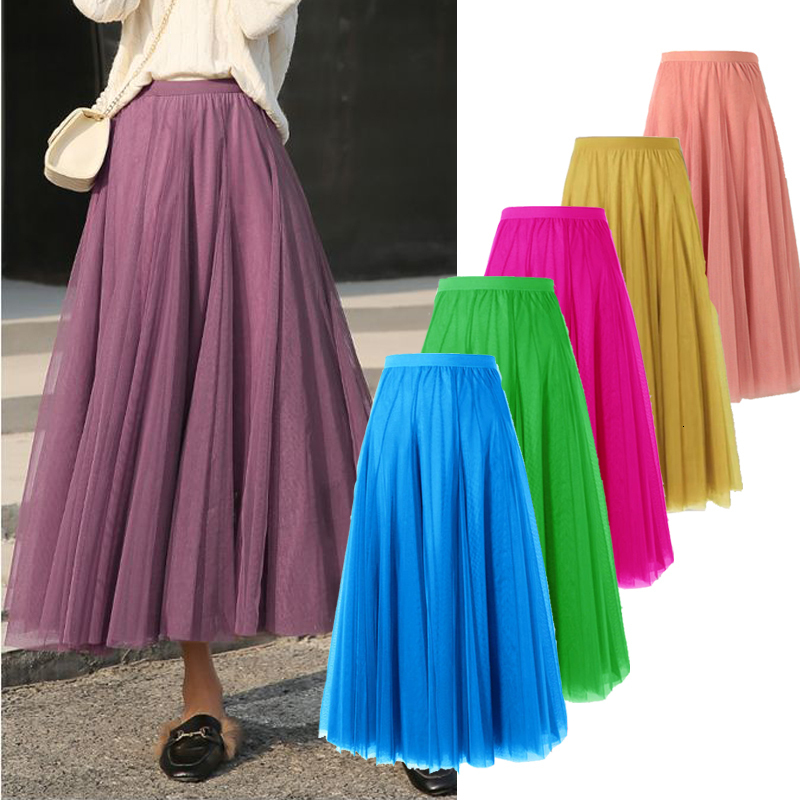 Skirts Autumn Candy Fluffy Gauze Long Skirt Solid Sweet Swing Big Flared Maxi Long Tulle Skirt Pink Green Blue Burgundy Purple 230414, 17
Skirts Autumn Candy Fluffy Gauze Long Skirt Solid Sweet Swing Big Flared Maxi Long Tulle Skirt Pink Green Blue Burgundy Purple 230414, 17
