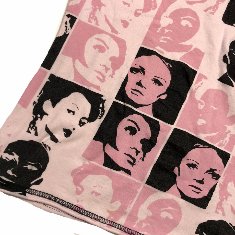 Women's T Shirt E girl Vintage Crop Top Y2K Aesthetic Face Portrait Graphic T shirt Harajuku Tie Dye Women Summer Sweats Tee Gothic Streetwear 23