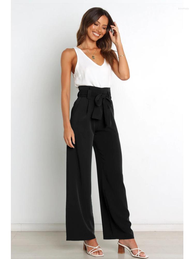 Women' Pants HOUZHOU Casual Baggy Women Suit Chic Elegant Classic Wide Leg Office Black Trousers High Waist Straight Female Basic, Dark blue
Women' Pants HOUZHOU Casual Baggy Women Suit Chic Elegant Classic Wide Leg Office Black Trousers High Waist Straight Female Basic, Dark blue