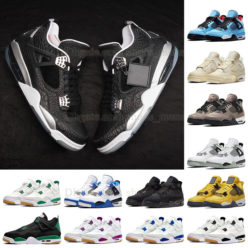 2023 designer new 4s basketball shoes jumpman 4 wild n out pe pine green 4s white cement sapphire men women sneaker lightning sail violet ore black cat outdoor trainers, J68 40-47 black canvas
2023 designer new 4s basketball shoes jumpman 4 wild n out pe pine green 4s white cement sapphire men women sneaker lightning sail violet ore black cat outdoor trainers, J68 40-47 black canvas