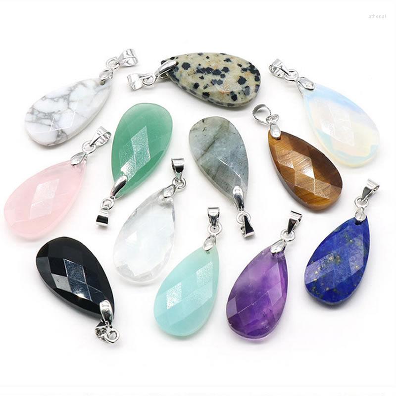 Pendant Necklaces Reiki Healing Natural Stone Opal Quartz Amethysts Amazonite Lapis Pink Crystal Long Water Drop Charm Pendants For Women
Pendant Necklaces Reiki Healing Natural Stone Opal Quartz Amethysts Amazonite Lapis Pink Crystal Long Water Drop Charm Pendants For Women