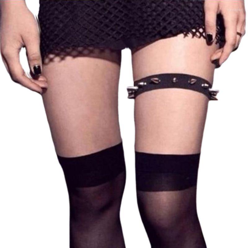 Garters Gothic Punk Womens Sexy Faux Leather Leg Garter Belt Spiked Rivet Stud Elastic Thigh Ring Lingerie Adjustable Suspender Costume, Type f
Garters Gothic Punk Womens Sexy Faux Leather Leg Garter Belt Spiked Rivet Stud Elastic Thigh Ring Lingerie Adjustable Suspender Costume, Type f