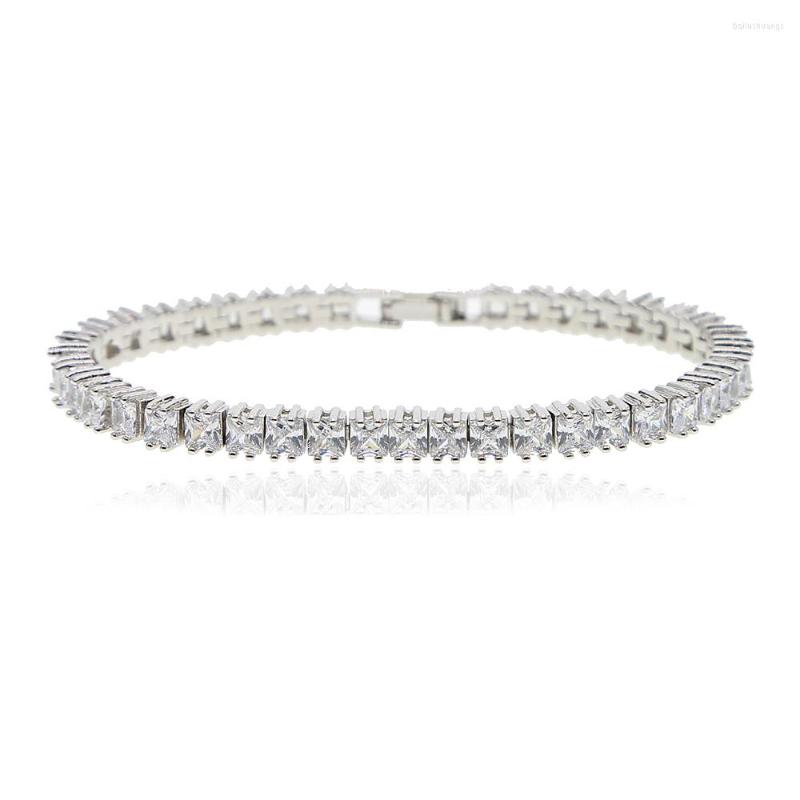 Charm Bracelets Iced Out Bling CZ Paved Tennis Chain Bracelet Silver Color 5A Bangle For Women Mens Hip Hop Jewelry
Charm Bracelets Iced Out Bling CZ Paved Tennis Chain Bracelet Silver Color 5A Bangle For Women Mens Hip Hop Jewelry