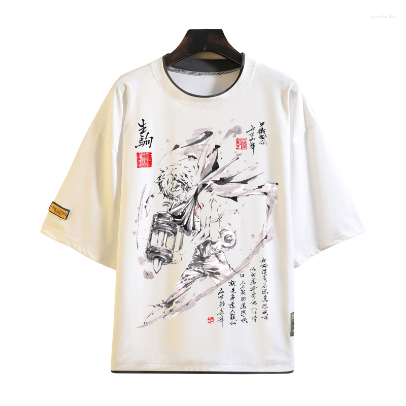 Men's T Shirts T-shirt Anime KABANERI OF THE IRON Cosplay Ink Wash Painting Cartoon Fans Gift
Men's T Shirts T-shirt Anime KABANERI OF THE IRON Cosplay Ink Wash Painting Cartoon Fans Gift