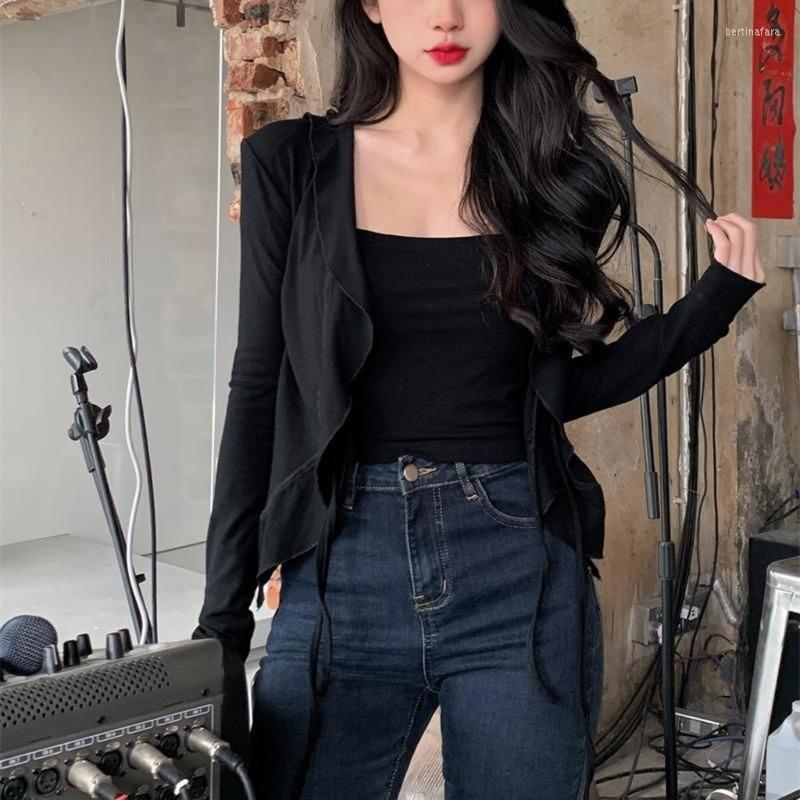 Women's T Shirts Women Sexy Top V-neck Clubwear 2023 Summer Blouses Solid Color Long Sleeve Tops Tee-shirts For Girl, Black
Women's T Shirts Women Sexy Top V-neck Clubwear 2023 Summer Blouses Solid Color Long Sleeve Tops Tee-shirts For Girl, Black