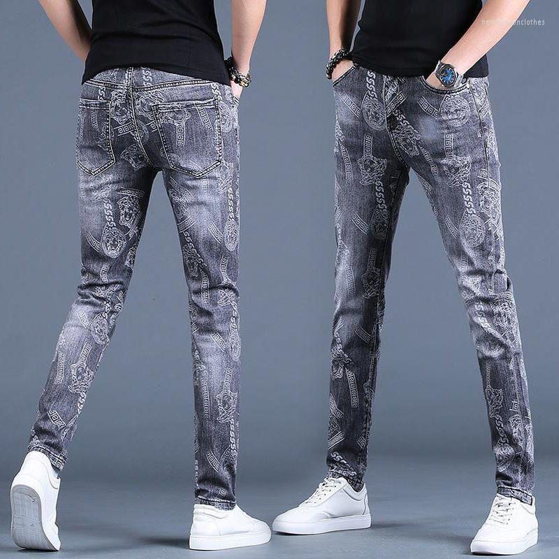 Men's Jeans Spring Autumn Boyfriend Long Skinny Man Korean Fashion Designer Kpop Punk Star Print Denim Luxury Stretch Tight Pants Men, Bluec07
Men's Jeans Spring Autumn Boyfriend Long Skinny Man Korean Fashion Designer Kpop Punk Star Print Denim Luxury Stretch Tight Pants Men, Bluec07