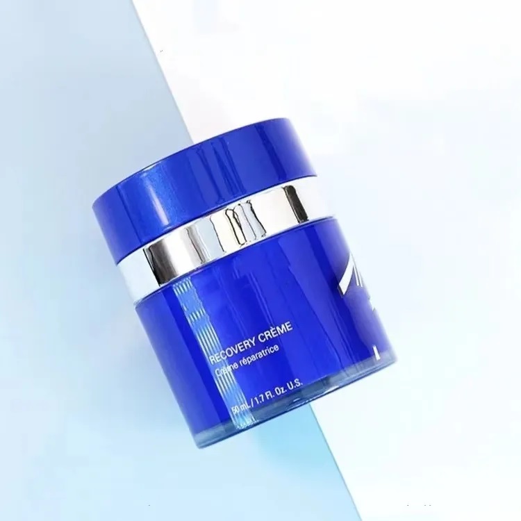 Skin Care Recovery Creme 50ml Repair Renewal Cream 1.7oz Skin Regeneration Face Lotion Brightalive Retinol Blue White Bottle Brand Facial Cosmeti