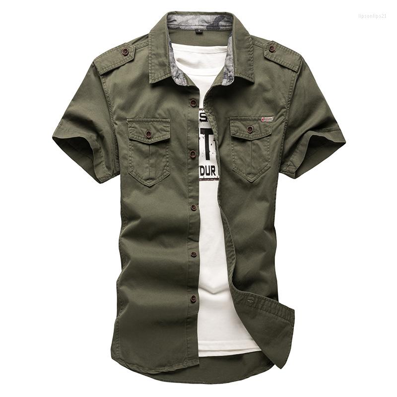 Men's Casual Shirts 2023 Men's Cargo Tactical Cotton Short Sleeve Work Brand Military Shirt Chemise Plus Size 5XL, Green
Men's Casual Shirts 2023 Men's Cargo Tactical Cotton Short Sleeve Work Brand Military Shirt Chemise Plus Size 5XL, Green