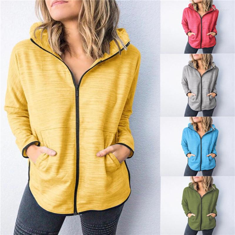 Women' Jackets Fashion Hooded Jacket Coat Casual Sports Loose Pockets Solid Overcoat Female Winter Long Sleeve Womens Outerwear, Yellow
Women' Jackets Fashion Hooded Jacket Coat Casual Sports Loose Pockets Solid Overcoat Female Winter Long Sleeve Womens Outerwear, Yellow