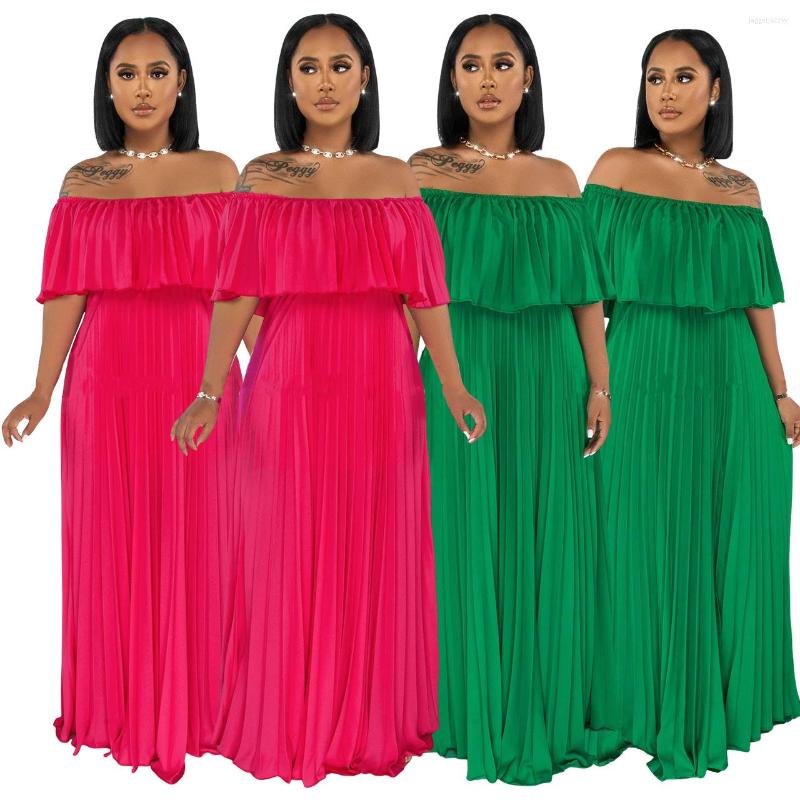 Casual Dresses 2023 Spring And Summer Solid Color Off-Shoulder Chiffon Texture Loose Temperament Commuter Long Dress, Green
Casual Dresses 2023 Spring And Summer Solid Color Off-Shoulder Chiffon Texture Loose Temperament Commuter Long Dress, Green