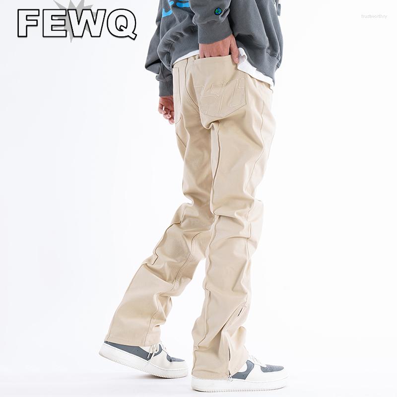 Men' Pants FEWQ Pleated Men' Casual Pant High Street Male Y2k Stragiht Trousers Flared Zipper Split 2023 Vintage Spring Trendy 24B2224, Black
Men' Pants FEWQ Pleated Men' Casual Pant High Street Male Y2k Stragiht Trousers Flared Zipper Split 2023 Vintage Spring Trendy 24B2224, Black