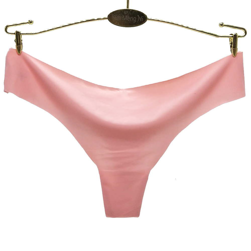 Women's Panties 10 Pcs Seamless G-string Women Panties Underwear Fitness Sports Briefs Female Lingerie Sexy Thong Ice Silk Large Size Underpant 2