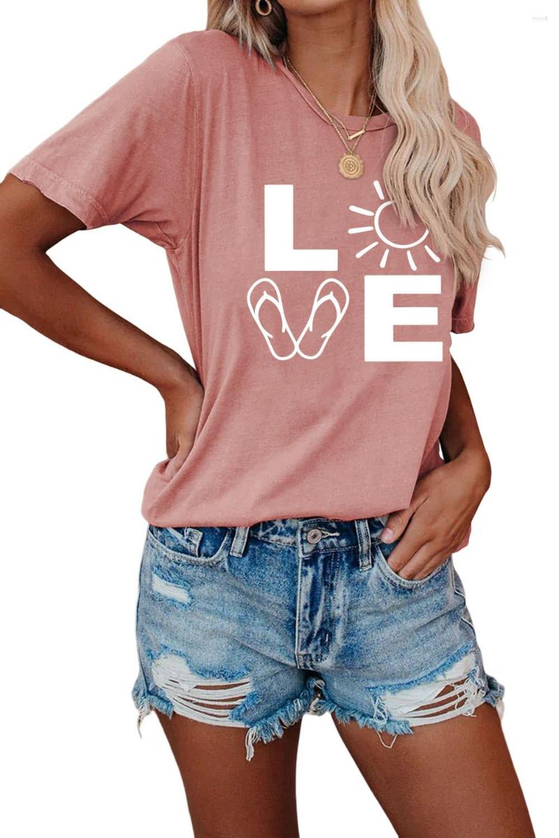 Women's T Shirts LOVE Funny Pattern Women T-shirt Girls Summer Bat Sleeve Cotton Pink Harajuku 90S Oversize Streetwear Beach Top, 17
Women's T Shirts LOVE Funny Pattern Women T-shirt Girls Summer Bat Sleeve Cotton Pink Harajuku 90S Oversize Streetwear Beach Top, 17