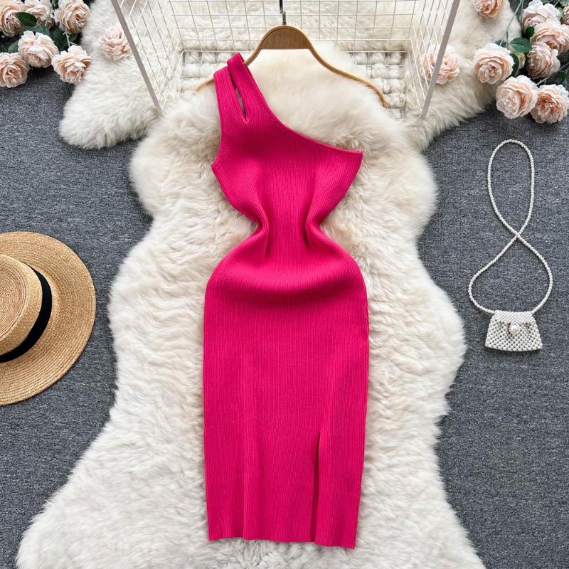 Casual Dresses OFF SHOULDER DRESS WITH BOTTOM SKIRT W/STRAP DESIGN Split Wrap Hip Knit, Rose red
Casual Dresses OFF SHOULDER DRESS WITH BOTTOM SKIRT W/STRAP DESIGN Split Wrap Hip Knit, Rose red