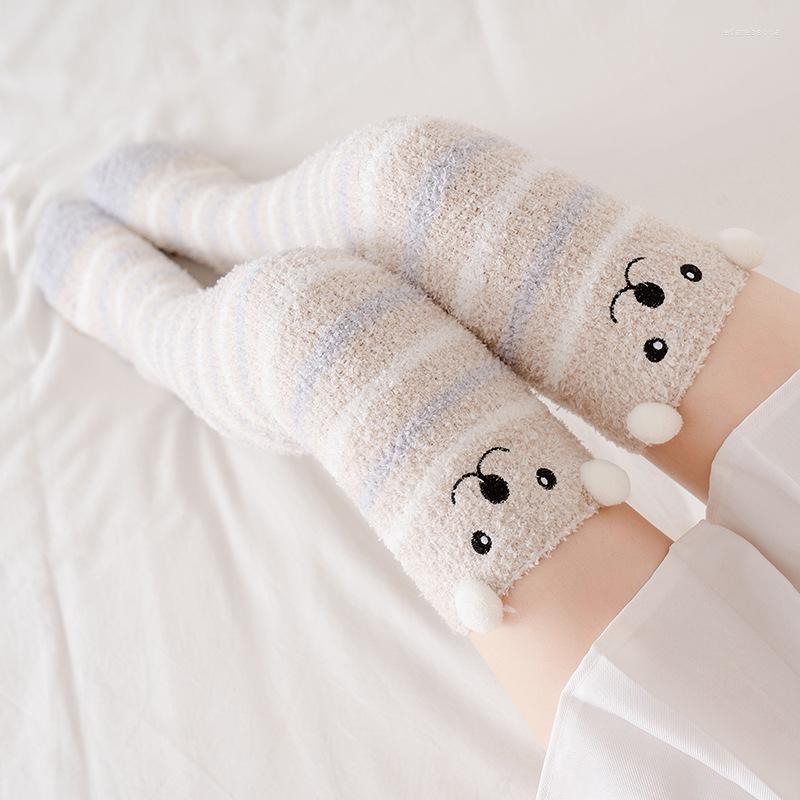 Women Socks Winter Cashmere Women's Embroidered Bear Heavy Snow Cotton Ins Tide Solid Color Flanged Thermal
Women Socks Winter Cashmere Women's Embroidered Bear Heavy Snow Cotton Ins Tide Solid Color Flanged Thermal
