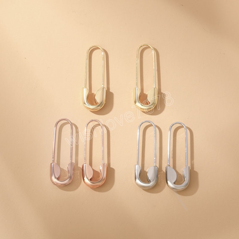 Minimalist U-shape Metal Pin Stud Earrings For Women Man Trendy Safety Pin Piercing Earrings Jewelry Gifts
Minimalist U-shape Metal Pin Stud Earrings For Women Man Trendy Safety Pin Piercing Earrings Jewelry Gifts