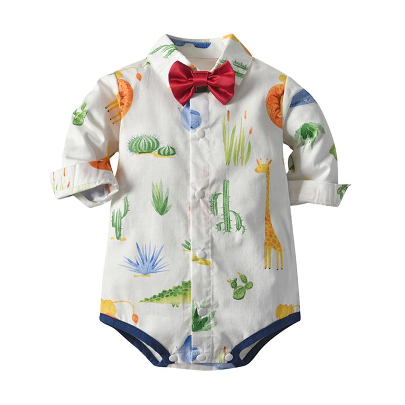 Clothing Sets Born Baby Boys Clothes Set Infant Toddler Kid Animal Print Lapel Neck Romper/T-shirt Suspender Jeans Bow-knot Tie Outfits
Clothing Sets Born Baby Boys Clothes Set Infant Toddler Kid Animal Print Lapel Neck Romper/T-shirt Suspender Jeans Bow-knot Tie Outfits